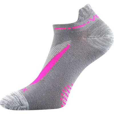 VoXX 3PACK ponožky Rex 10 greyppink sivé
