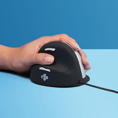 R-GO Tools HE Mouse USB LARGE Left RGOHELELA