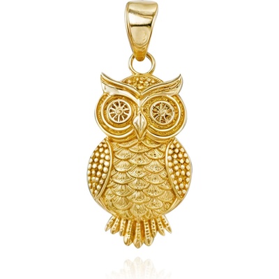 Minet JMG0263WGP00 Zlatý přívěs sova