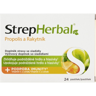 StrepHerbal Junior 24 pastilek