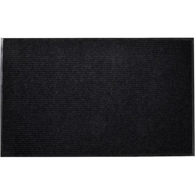 vidaXL Изтривалка за врата, черна, 90 x 60 см, PVC (241264)