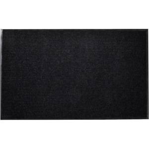 vidaXL Изтривалка за врата, черна, 90 x 60 см, PVC (241264)