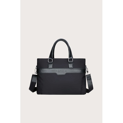 narmart Мъжка чанта за документи - Черна 20230704101 (384303_Черно)