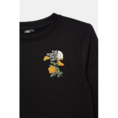 The North Face суичър за деца от памук G FLORA RELAXED CREW (NF0A8G1PJK31)