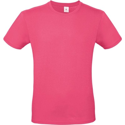 B&C #E150 tričko červené fuchsia