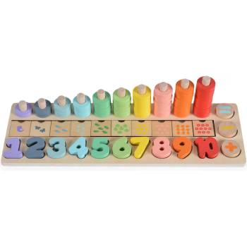 Moni Toys Образователен дървен комплект за броене 2052