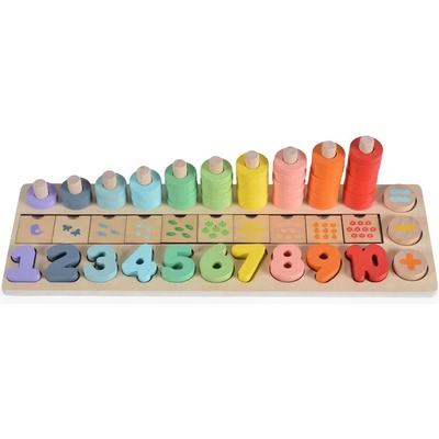 Moni Toys Образователен дървен комплект за броене 2052