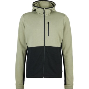Stoic Мъжко вълнено яке Stoic MerinoWaffleFleece320 NorrdalSt. Zip Hoody Zip-up hoodie - Lichen Green / Black - размер 4XL (005-6578-0317)