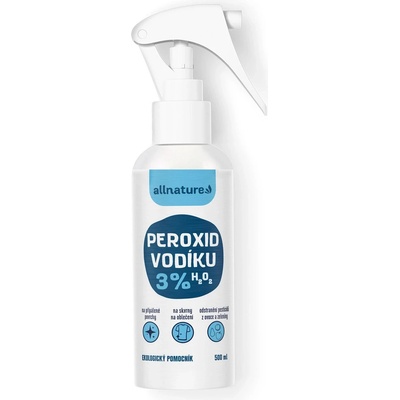 ALLNATURE Peroxid vodíku 3 % 500 ml – Zbozi.Blesk.cz