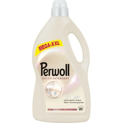 Perwoll Light Colors prací gel na světlobarevné a bílé oblečení 80 PD 4 l