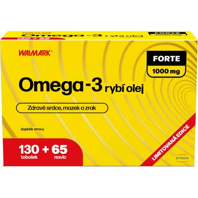 Walmark Walmark Omega-3 Forte 1000 mg limitovaná edice 2024 130 + 65 tobolek