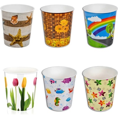 7 л малко пластмасово кошче с оригинален дизайн (ck-515)