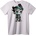 NOONEBRAND Тениска с урбан черепен момък - 7XL, White