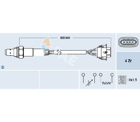 Lambda sonda FAE 77247