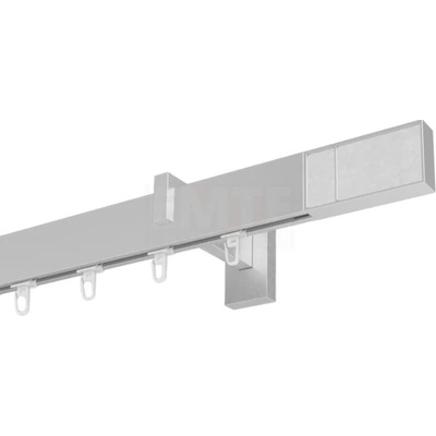 Marcin Dekor Square Line garniža BIELA KOŽA oceľ jednoduchá 160 - 600 cm