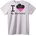 NOONEBRAND I Love My Boyfriend T-Shirt - 4XL, White