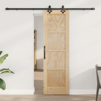 Image 1 of vidaXL Преплъзваща се врата ORKDAL Натурално 61 x 198, 5 см (3445548)