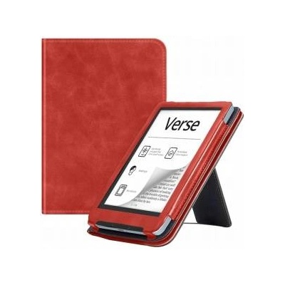 Stradour Strap case with grip and stand for PocketBook Verse Pro 629 634 (Red)