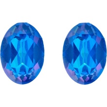 Oliver Weber Výrazné náušnice s modrými kryštálmi Swarovski Dawn Lumiere 23219 BLU