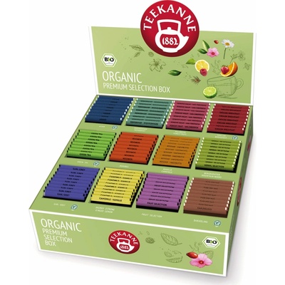 TEEKANNE Organic Premium Selection Box 180 ks