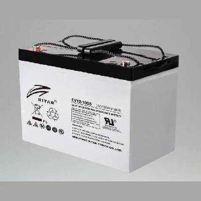 Ritar Оловна батерия RITAR (EV12-100S), 12V, 100Ah 306/ 168/ 211 mm, За електрически колички (RITAR-EV12-100S)
