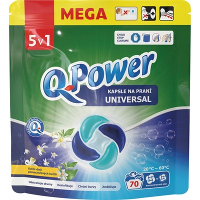 Q-Power prací kapsule Universal 5v1 70 PD