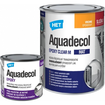 Het Aquadecol Epoxy M 5 kg (4,25 kg Složky 1 + 750 g Složky 2)
