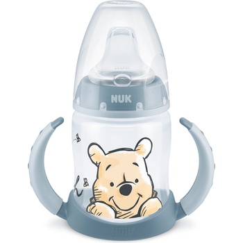 Nuk Чаша със силиконов накрайник за сок NUK - First Choice, Disney, Мечо Пух , TC, 150 ml, Синя (10215340-Син)