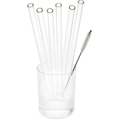 Oxalis Skleněná brčka délka 25 cm průměr 10 mm 50509