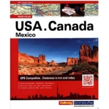 Hallwag Atlas USA Canada Mexico Straßenatlas