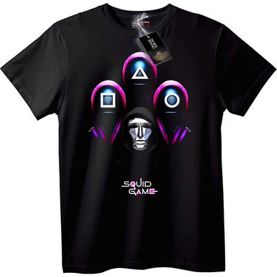 NOONEBRAND Тениска Символи от Squid Game - 2XL, White
