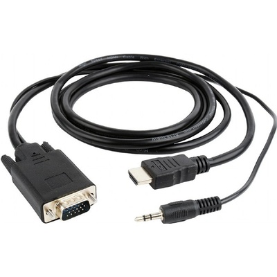 GEMBIRD Redukce HDMI to VGA + audio, 1,8m - A-HDMI-VGA-03-6