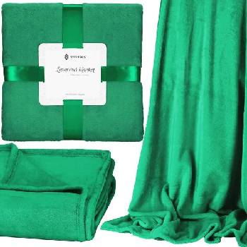 Springos Топло одеяло Springos, 200x200 cm - Зелено (HA7299)
