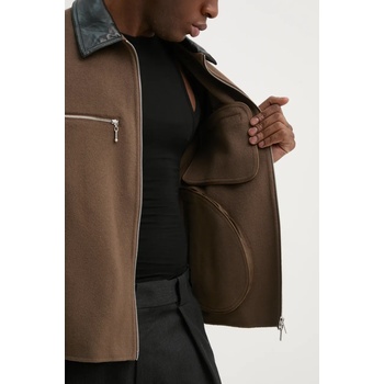 Nanushka Вълнено яке тип риза Nanushka MALACHI (NM25RSJK04326)