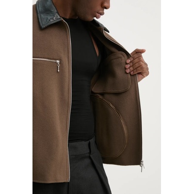 Nanushka Вълнено яке тип риза Nanushka MALACHI (NM25RSJK04326)