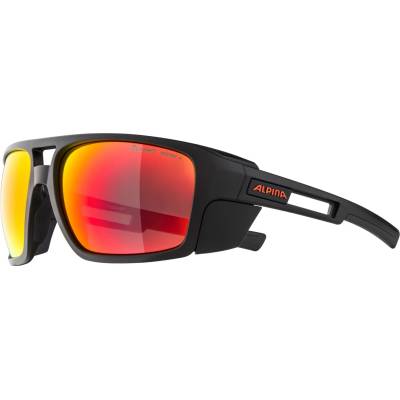 Alpina Алпийски очила Alpina Skywalsh CM+ Ceramic Mirror Cat 4 Glacier glasses - Black Matt / Red Mirror - размер One Size (205-2578-0111)