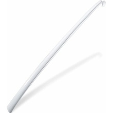 Dlhý plastový obuvák na topánky pružný 79cm biela