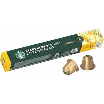 Starbucks Кафе капсули STARBUCKS Blonde Espresso Roast, 10 напитки (6220719)