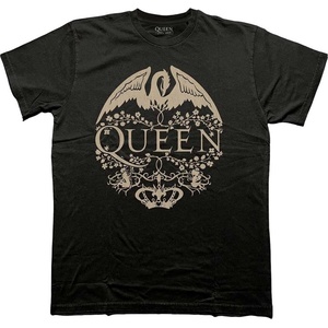 Queen Floral Crest Mono Black M Риза (QUTS106MB02)