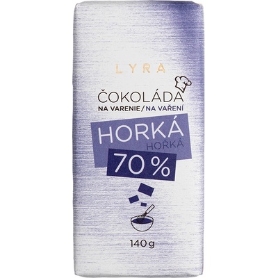 Lyra Čokoláda na vaření hořká 70% 140 g
