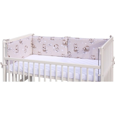 Scarlett Fiki béžová Mantinel do postieľky 4 dielny