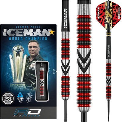 steel Red Dragon Gerwyn Price Firebird 23g, 90% wolfram