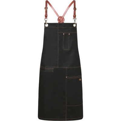 G.Gastro Karlowsky Zástěra s laclem Urban X-Style černá D9785868