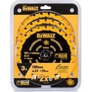 DeWALT DT10399 Sada pilových kotoučů 3ks, 190x30 mm, 24 zubů