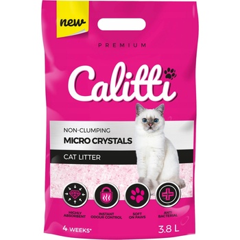 Calitti MICRO Crystals podstielka pre mačky 8 x 3,8 l