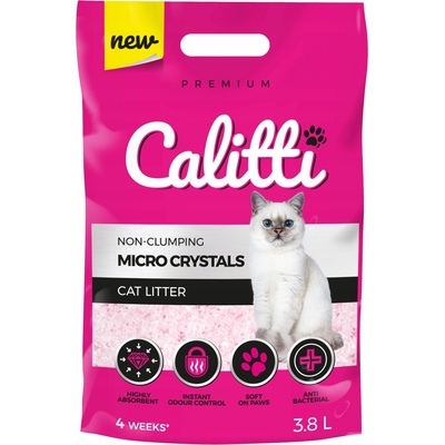Calitti MICRO Crystals podstielka pre mačky 8 x 3,8 l