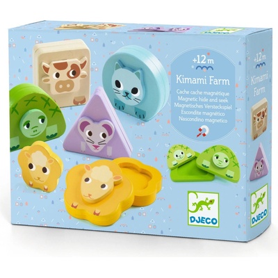Djeco Magnetická hračka pro nejmenší Kimami Farm – Zboží Dáma