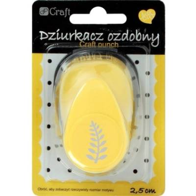 dpCraft Dekorační děrovačka 2,5 cm – kapradina (JCDZ-110-329)