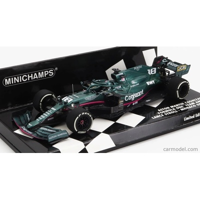 Minichamps Aston martin F1 Amr21 M12 Eq Power+ Cognizant F1 N 18 zelená 1:43