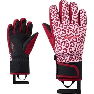 Ziener Ръкавици Ziener Girl's Laxi-Z AS PR Gloves - Wine Pigment - размер 7 (EU) (202-8632-0219)